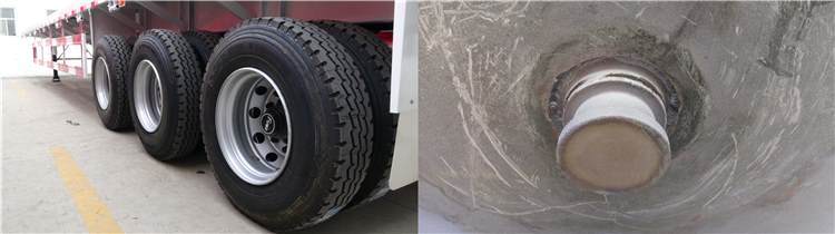 40ft 3 Axle Flatbed Semi Trailer for Sale in Jamaica