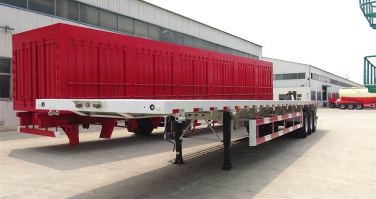 40ft 3 Axle Flatbed Semi Trailer for Sale in Jamaica