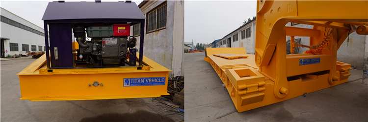 80 ton Detachable Gooseneck Lowboy Trailer for Sale in Ghana
