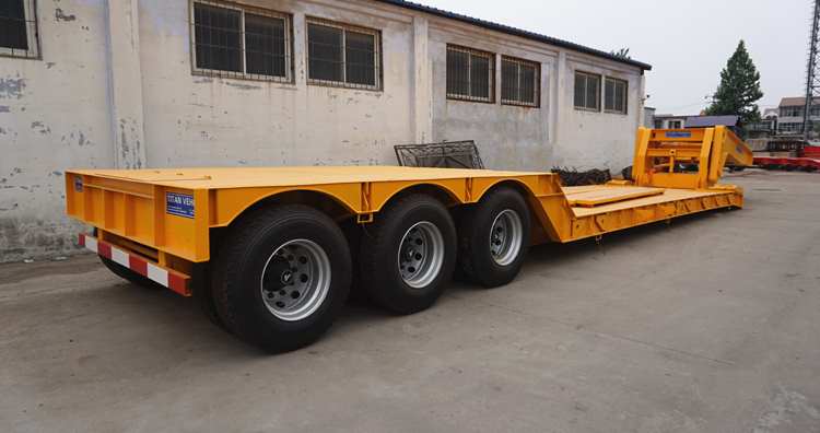 80 ton Detachable Gooseneck Lowboy Trailer for Sale in Ghana