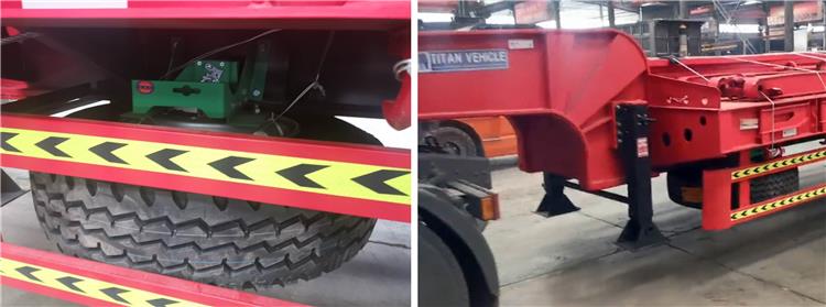 Tri Axle 60 Ton Low Loader Trailer for Sale in Zambia