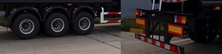 Refueling System at the Bottom of the Fuel Tanker Trailer-40cbm fuel tanker trailer for sale in Nigeria