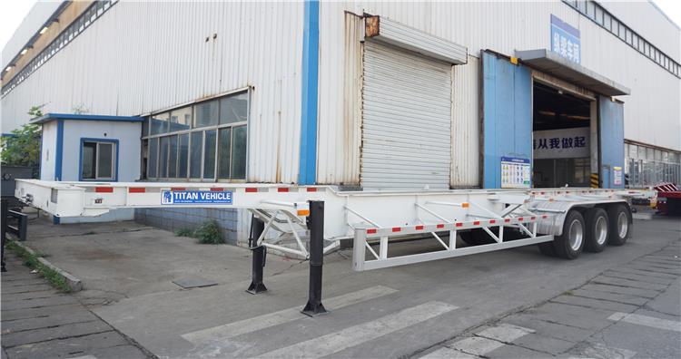 What is a chassis trailer? - 3 Axle 40ft Container Skeletal Trailer for Sale 