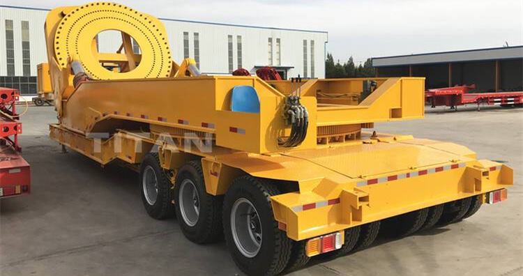 Analysis of Wind Blade Transporting Technology Windmill Blade Trailer