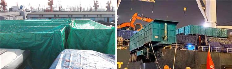 6 Units 100 Ton Dump Semi Trailer for Sale in Mauritania