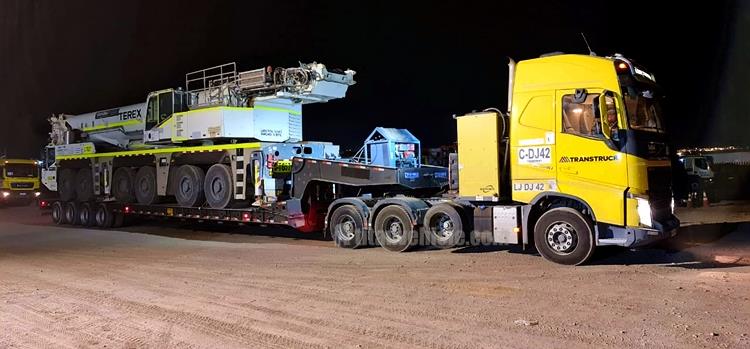 100ton 4 Axle Detachable Gooseneck Trailer for Sale in Dar es Salaam Tanzania