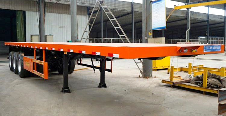 Tri Axle Flat Deck Trailer for Sale in Namibia - TITAN Vehicle