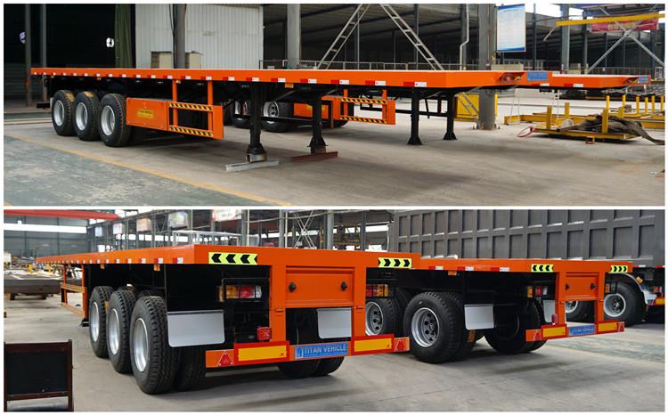 Tri Axle Flat Deck Trailer for Sale in Namibia - TITAN Vehicle