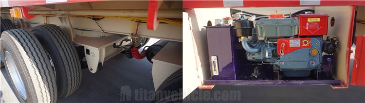 62M 6 Axle Telescopic Trailer for Sale in Vietnam