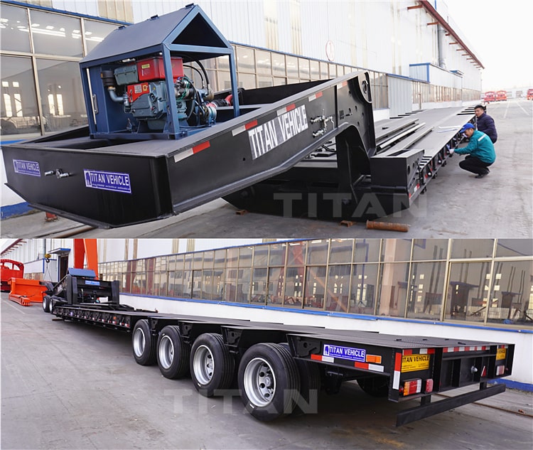 Removable Gooseneck Semi Trailer for Sale - Improvement of the Hydraulic System