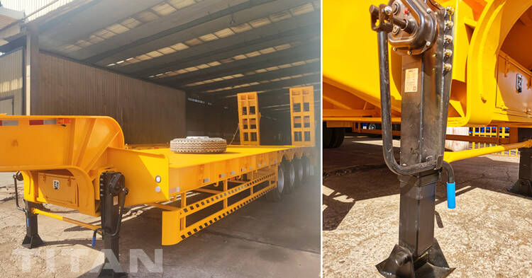 4 Axle 100 Ton Low Bed Truck for Sale in Ghana