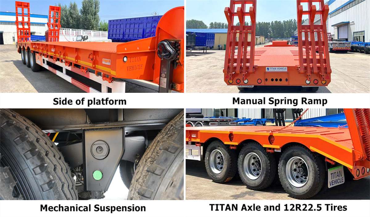 3 Axle Low Bed Trailer for Sale - 10% Off Discount
