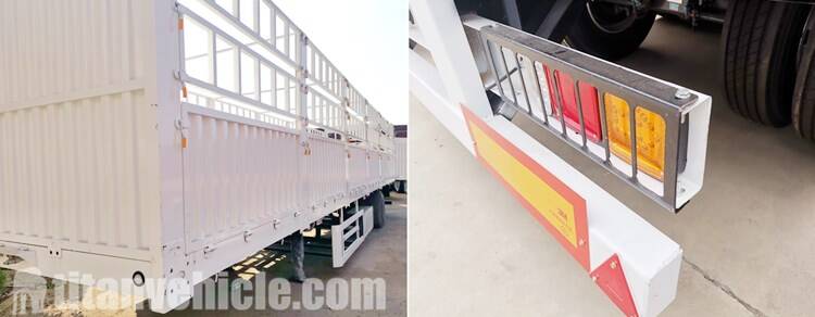Stake Cargo Semi Trailer Price | Fence Truck Trailer for Sale in Ghana