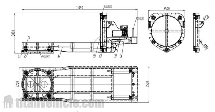 Wind Blade Adapter for Sale Drawing