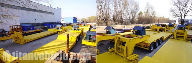 120 Ton Removable Gooseneck Lowboy Trailer for Sale in Nigeria Lagos