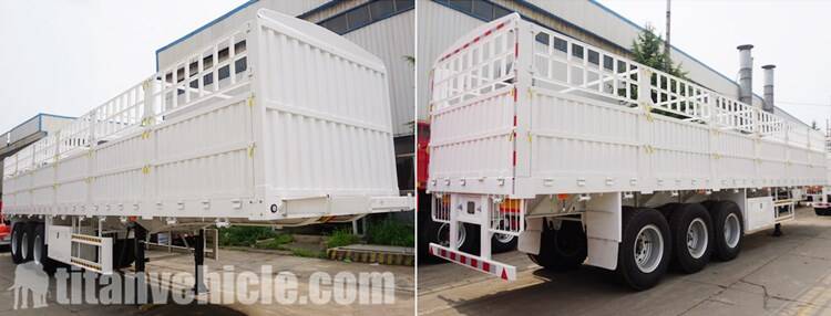 China Fence Semi Trailer for Sale In Zimbabwe Harare