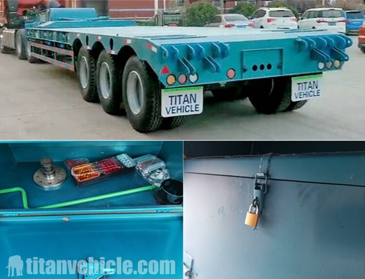 2 Units 60 Ton Lowbed Trailer for Sale in Mauritius and Jamaica