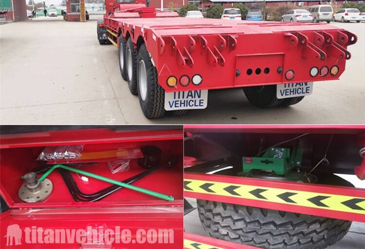 2 Units 60 Ton Lowbed Trailer for Sale in Mauritius and Jamaica