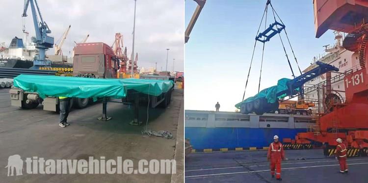 3 Axle 40ft Container Skeletal Semi Trailer for Sale in Kenya Mombasa