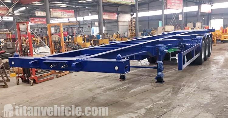 3 Axle 40ft Container Skeletal Semi Trailer for Sale in Kenya Mombasa