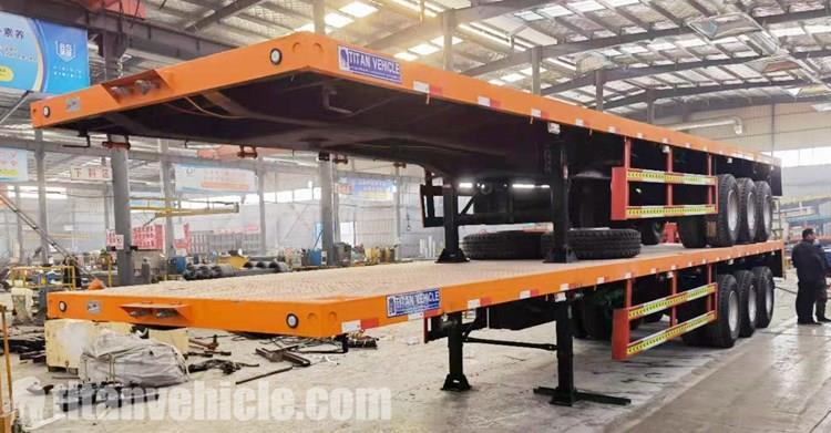 45 Ft Flat Bed Semi Trailer for Sale in Burundi Gitega
