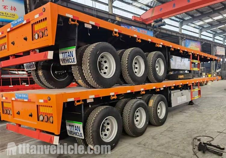 45 Ft Flat Bed Semi Trailer for Sale in Burundi Gitega