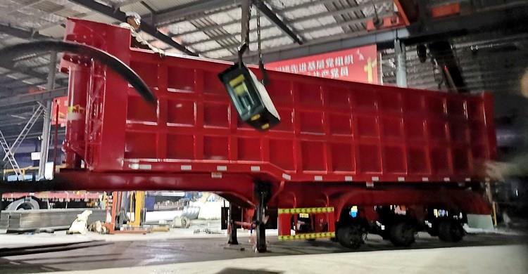 Factory Show of Tipper Trailer Price-Semi Tipper Trailer