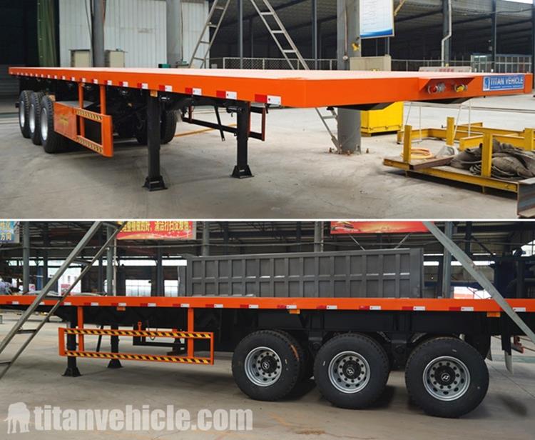 40 Foot Flatbed Container Trailer for Sale In Guinea Conakry