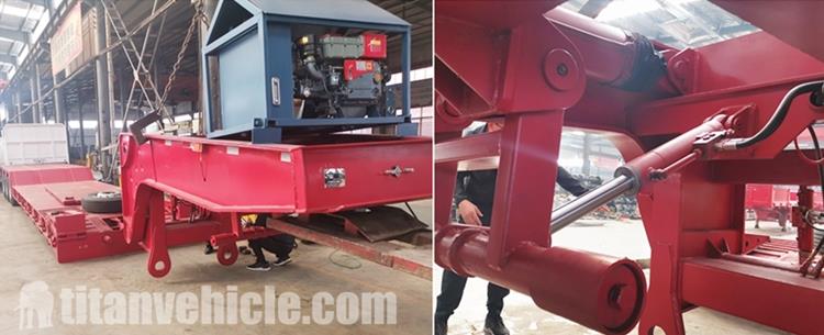 50 Ton Detachable Gooseneck Trailer for Sale In Zimbabwe Harare