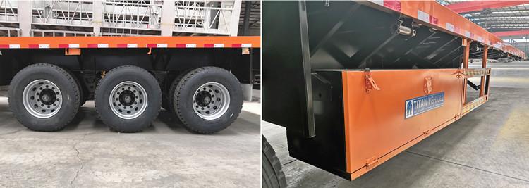 Details of Tri Axle Flatbed Trailer Price Manufacturer