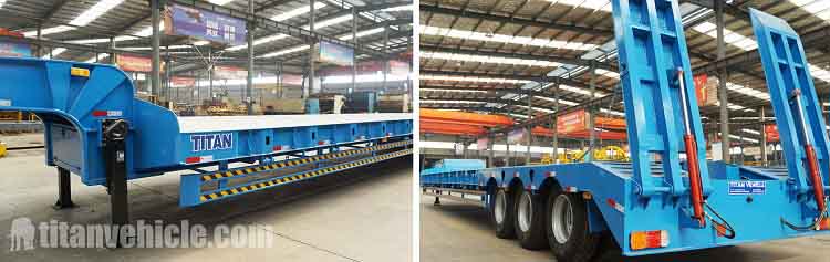 3 Axle 80 Ton Excavator Trailer for Sale in Nigeria Lagos