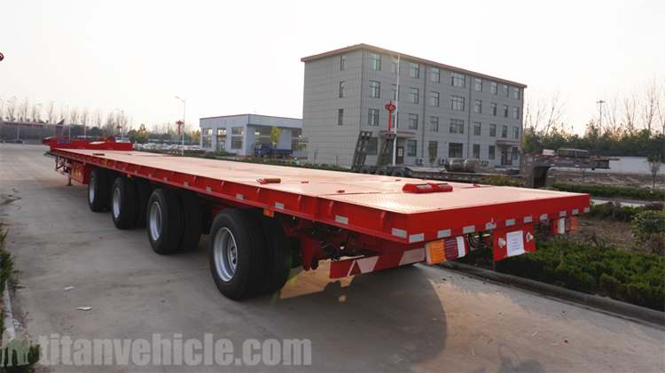 4 Axle 58m Telescopic Blade Trailer for Sale in Vietnam