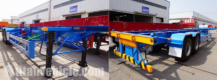 2/3 Axle 40ft Skeleton Trailer for Sale in Namibia Luderitz