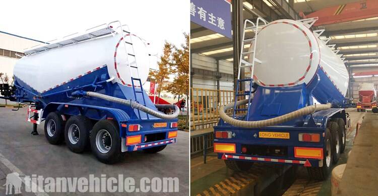 35cbm 3 Axle Bulk Cement Trailer will be sent to Nigeria