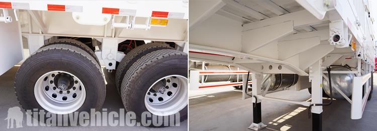 3 Axle 60Ton Fence Semi Trailer for Sale in Sudan Khartoum