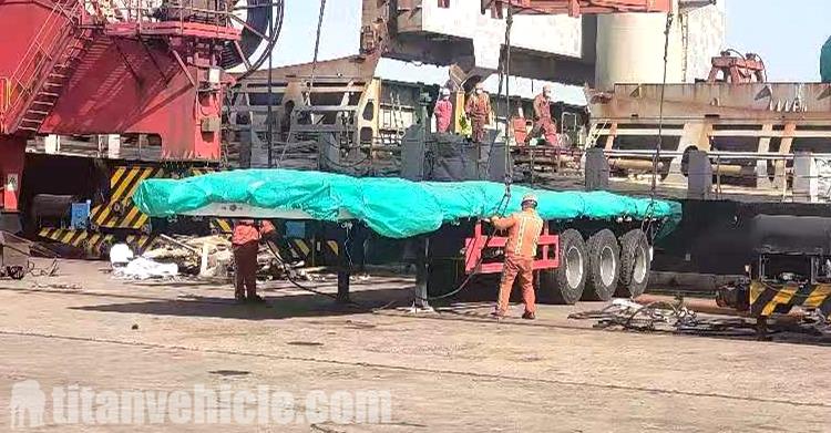 3 Axle 60Ton Fence Semi Trailer for Sale in Sudan Khartoum