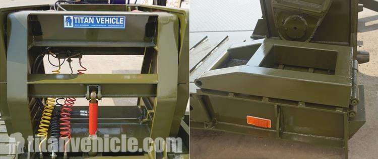 150 Ton 4 Axle Low Deck Gooseneck Trailer will be sent to Ghana Harbour.