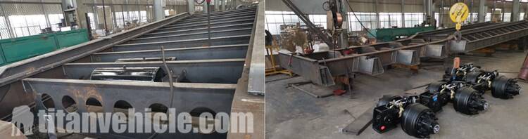 120T Low Bed Trailer for Sale Price in Namibia Luderitz - TITAN Vehicle