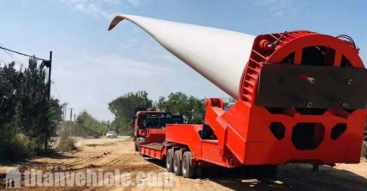 3 Line 6 Axle Windmill Blade Trailer for Sale in Vietnam