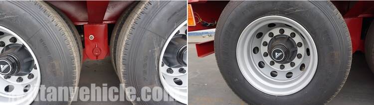 80ton 3 Axle Hydraulic Gooseneck Trailer for Sale in Tanzania