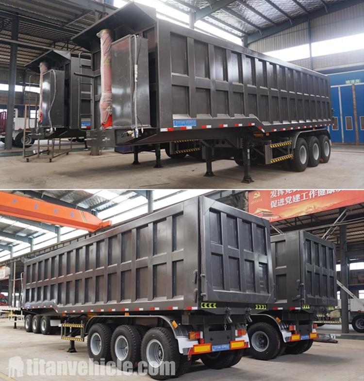 Tri Axle 40CBM Dump Trailer for Sale Price