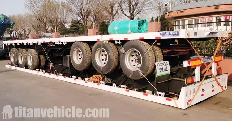 Triaxle Flat Bed Trailer for Sale in Djibouti
