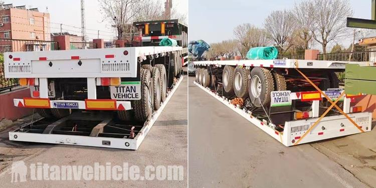 Triaxle Flat Bed Trailer for Sale in Djibouti