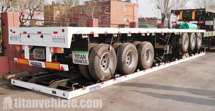 Triaxle Flat Bed Trailer for Sale in Djibouti
