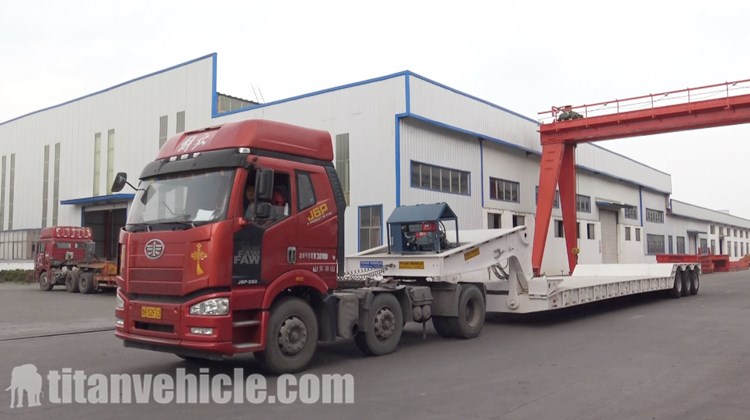 Three Line Six Axle Detachable Gooseneck Lowboy Trailer for Sale in Nigeria