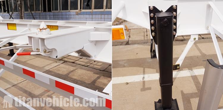 40ft Container Chassis Trailer for Sale will be sent to Madagascar