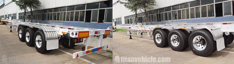 40ft Container Chassis Trailer for Sale will be sent to Madagascar