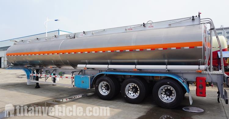 42CBM Tri Axle Aluminum Fuel Tanker Trailer will be sent to Zimbabwe