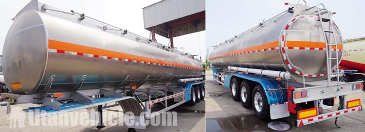 Tri Axle Aluminum Fuel Tanker Trailer for Sale Price
