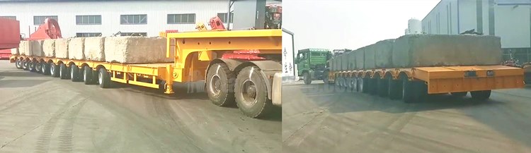 10 Axle 120 Ton Telescopic Trailer will be sent to Vietnam